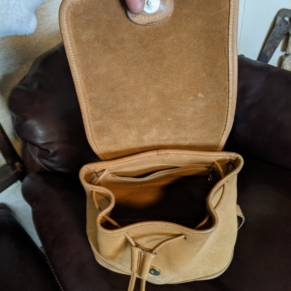Authentic Coach leather back pack Vintage - Picture 2 of 10